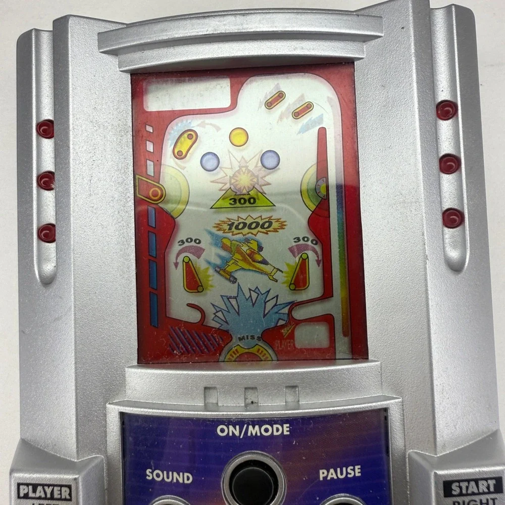Excalibur Vibrating Pinball Handheld Game Electronic Arcade 90s‎ Retro Toy